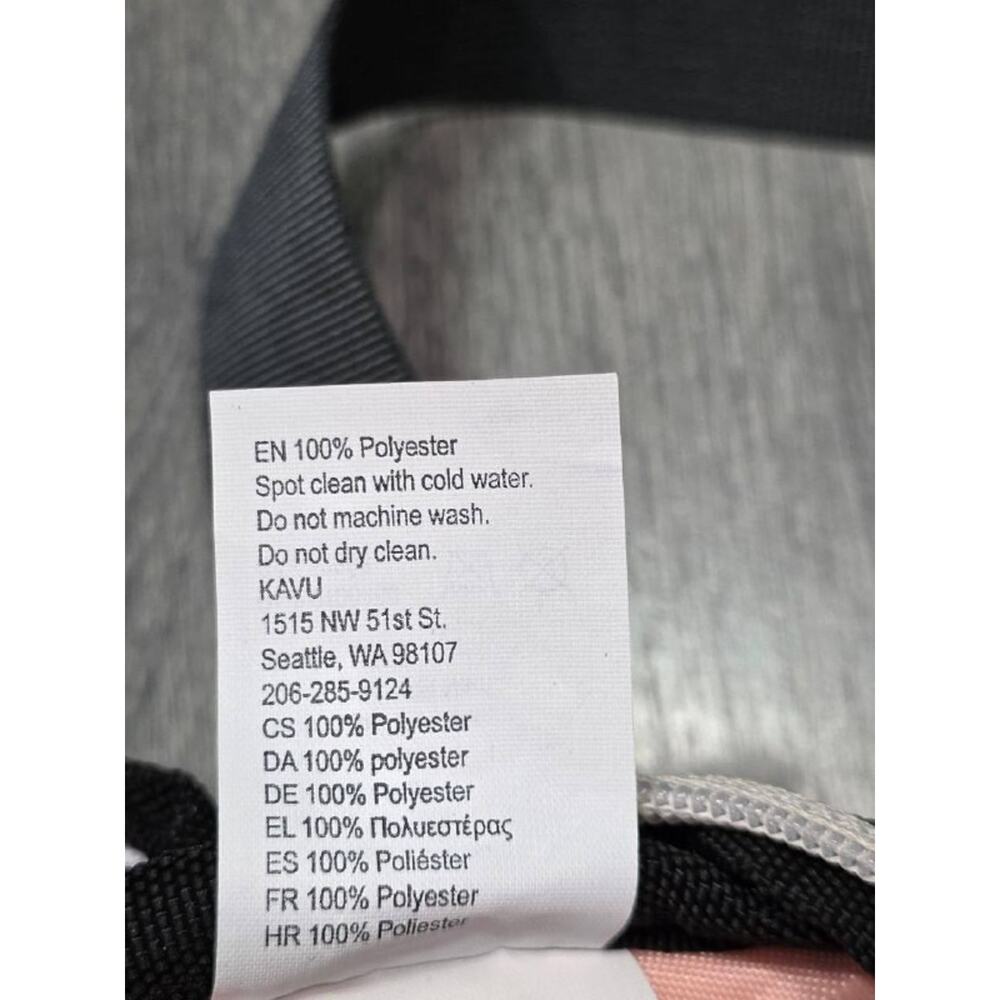 Kavu Spectator funny pack multicolor pockets Bag Chevron Sketch B000672 - Picture 9 of 9